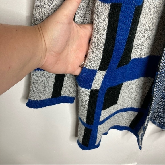 Baciano abstract open cardigan sweater size XL - Picture 7 of 7